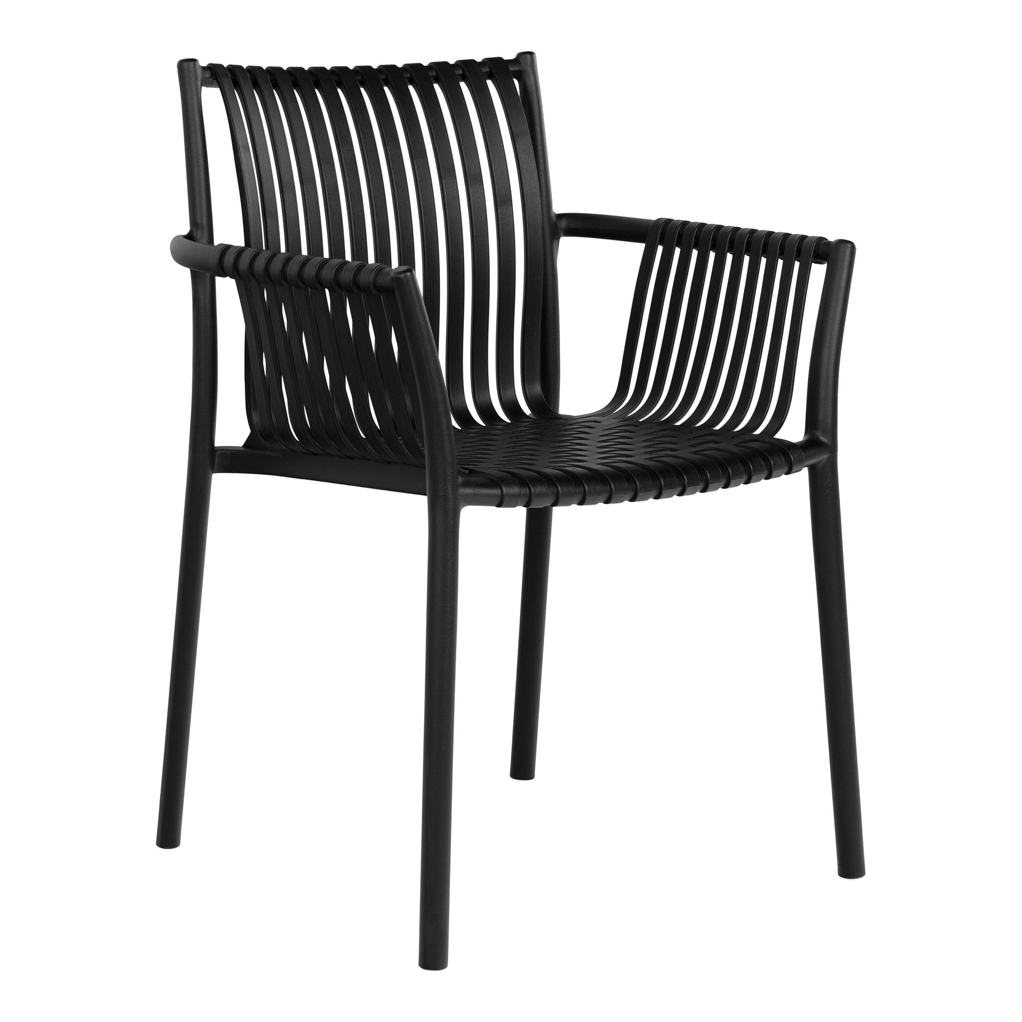 Sumaunama Lauko valgomojo kėdė | 59,5 x 56,5 x 82,5 cm | Juoda