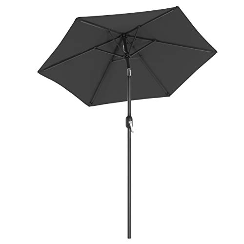 Sodo skėtis 197 cm | UPF 50+ apsauga | Paverčiamas 30°, 2 kryptimis | Išskleidimo rankena