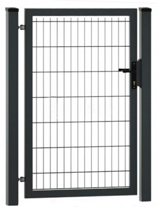 Varteliai su dviems stulpais 1530x1000 mm (Ral7016)