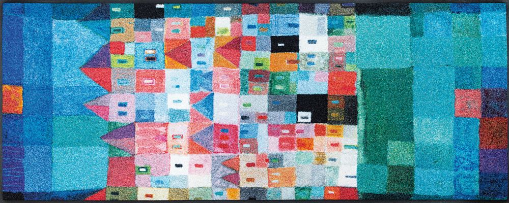 Takelis COLOURFULL HOUSES 75/190 cm