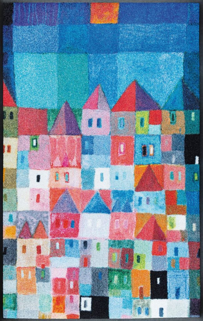 Kilimėlis COLOURFULL HOUSES 75/120cm