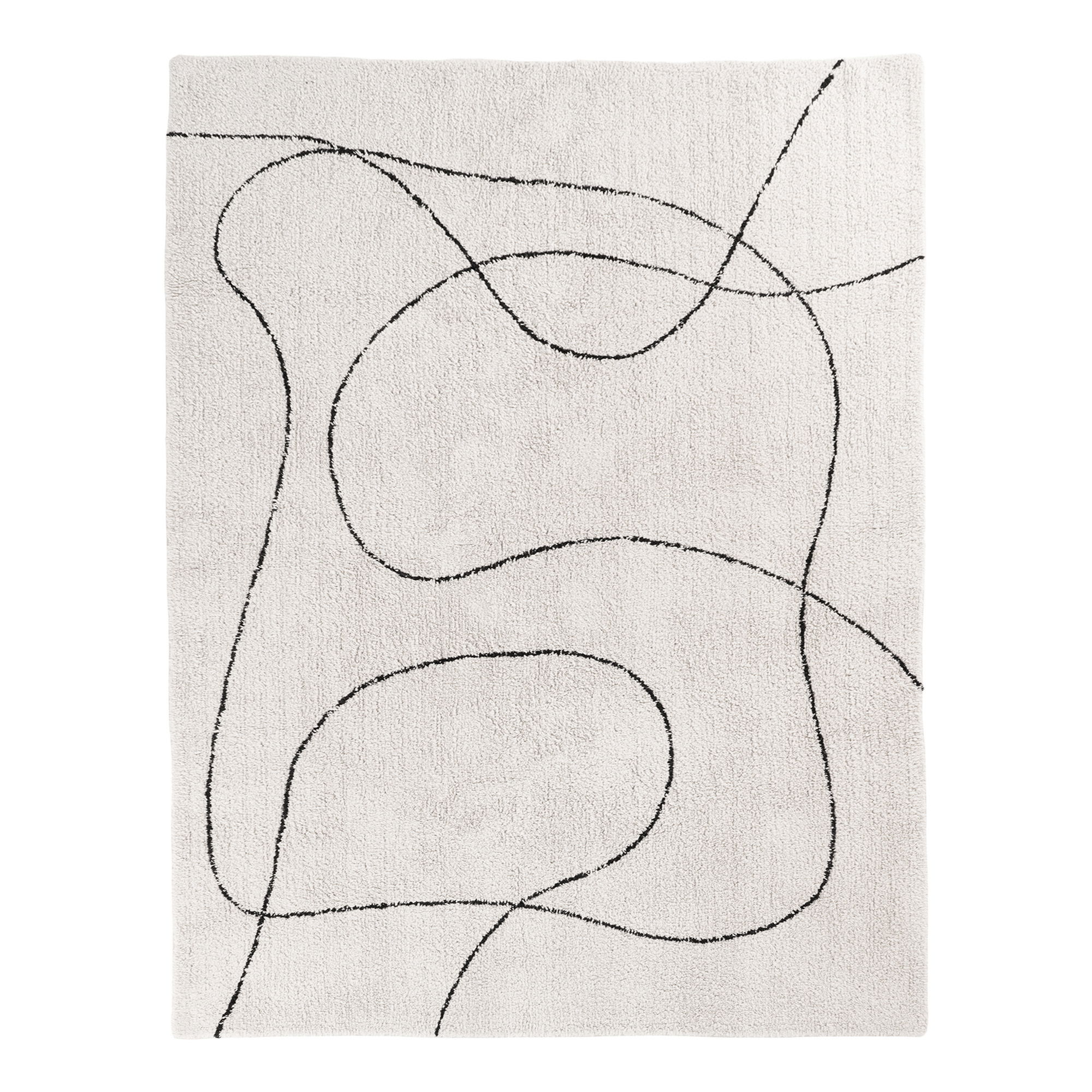 Medvilninis kilimas | 200 x x 300 cm | Pilkai rusvas