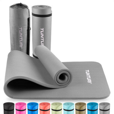 Fitneso kilimėlis TUNTURI NBR Fitness Mat (Spalva: Pilka)