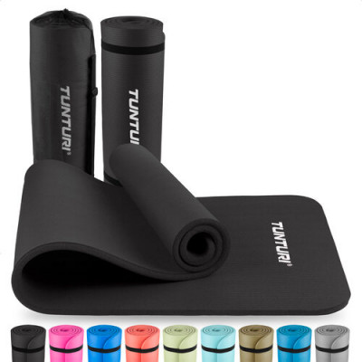 Fitneso kilimėlis TUNTURI NBR Fitness Mat (Spalva: Juoda)