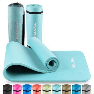Fitneso kilimėlis TUNTURI NBR Fitness Mat (Spalva: Šviesiai mėlyna)