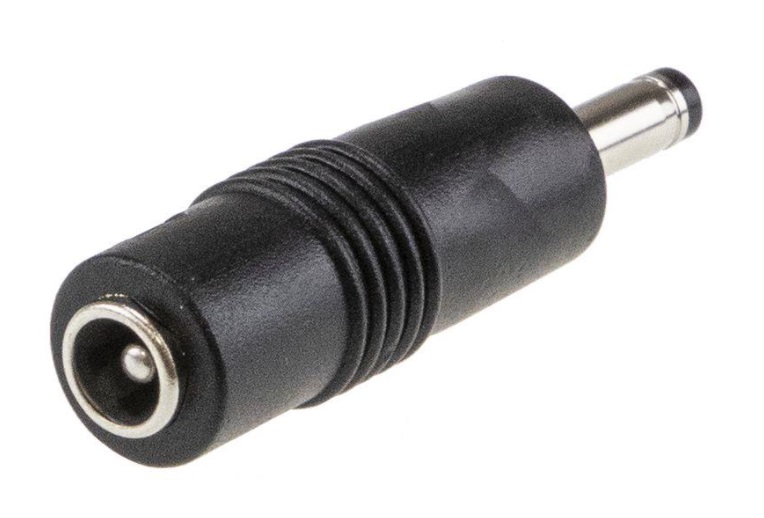 Kištukas iš 2.1x5.5x11mm į 1.7x4.75x11mm