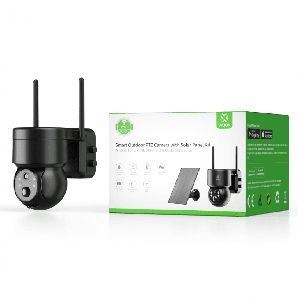 Kamera Woox Smart PTZ + Solar panel Kit