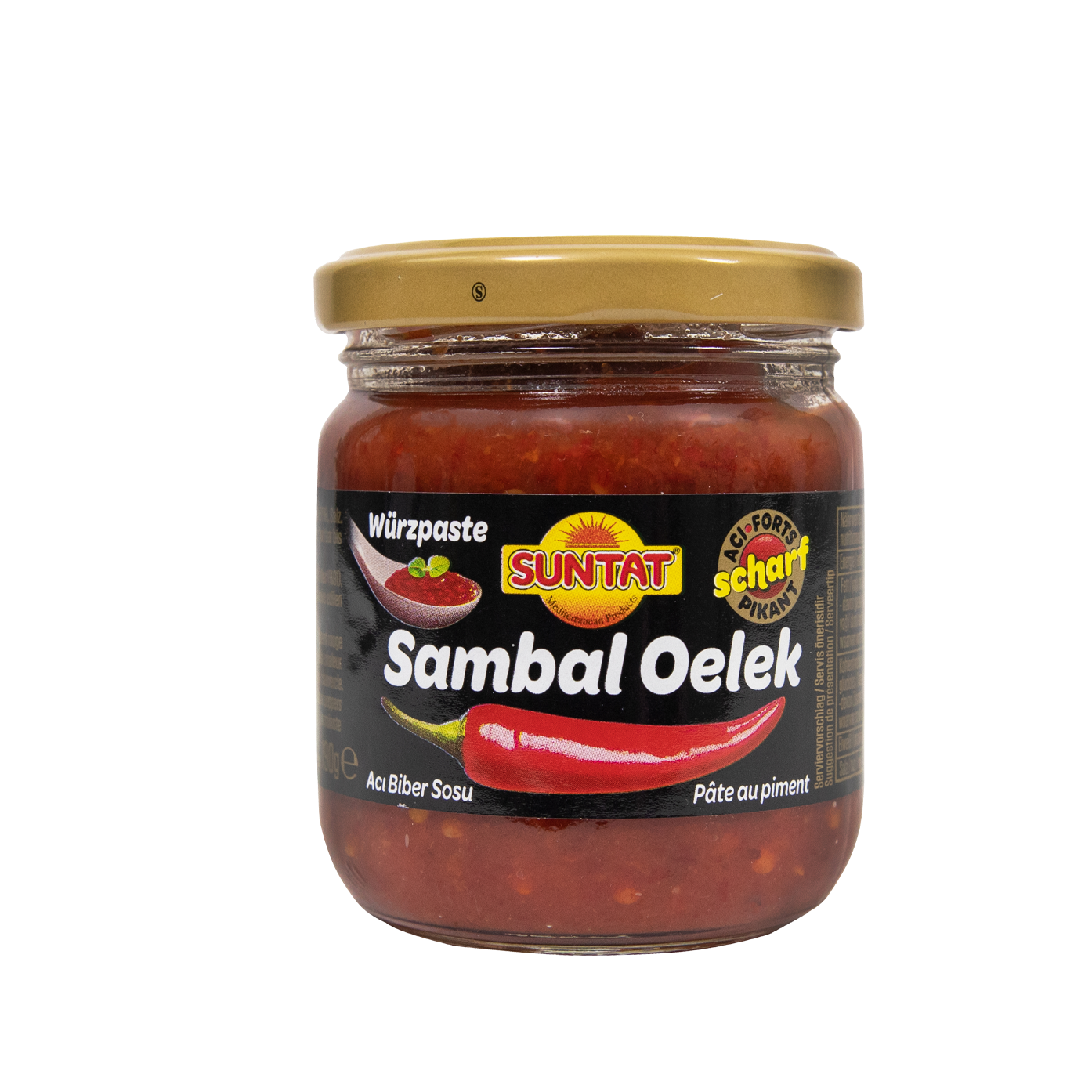 Aštrus sambal čili padažas SUNTAT,190 g