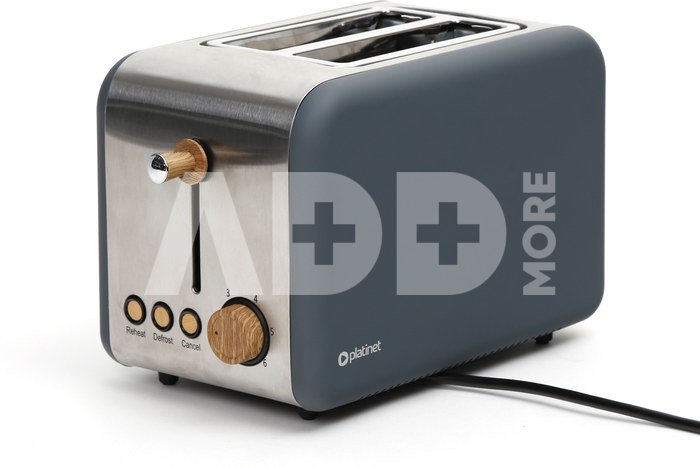 Platinet toaster PETVWGR, grey