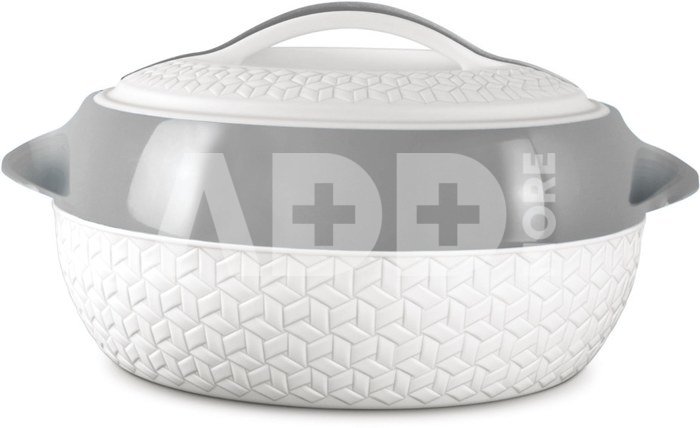 Milton casserole Matrix 3.5L, white/grey