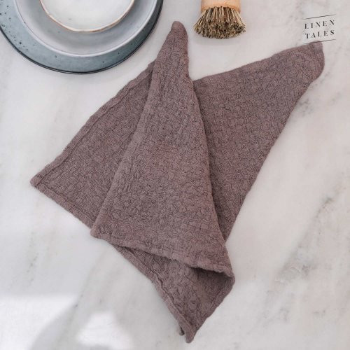 Linen Tales Linen Dishcloth Set of 2 Lininių virtuvės šluosčių rinkinys, Ashes of Roses
