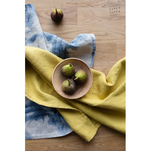Linen Tales Linen Kitchen Towel Lininis virtuvės rankšluostis, Lemon Curry