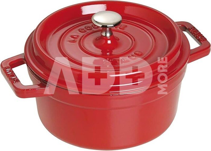 Staub La Cocotte 20cm round, Cherry, Cast Iron