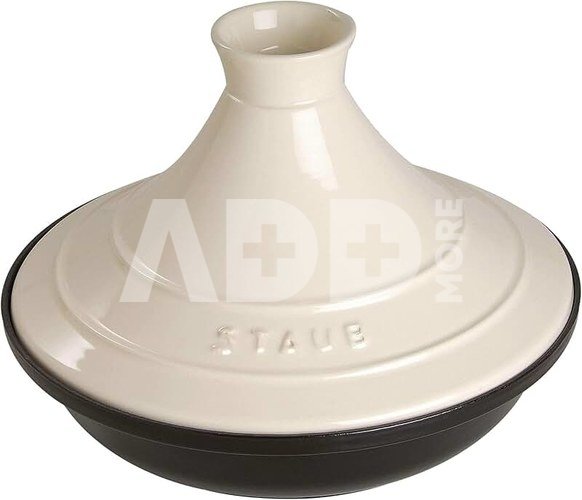 Staub Tajine 20cm round, cream cast iron, Tagine specialities