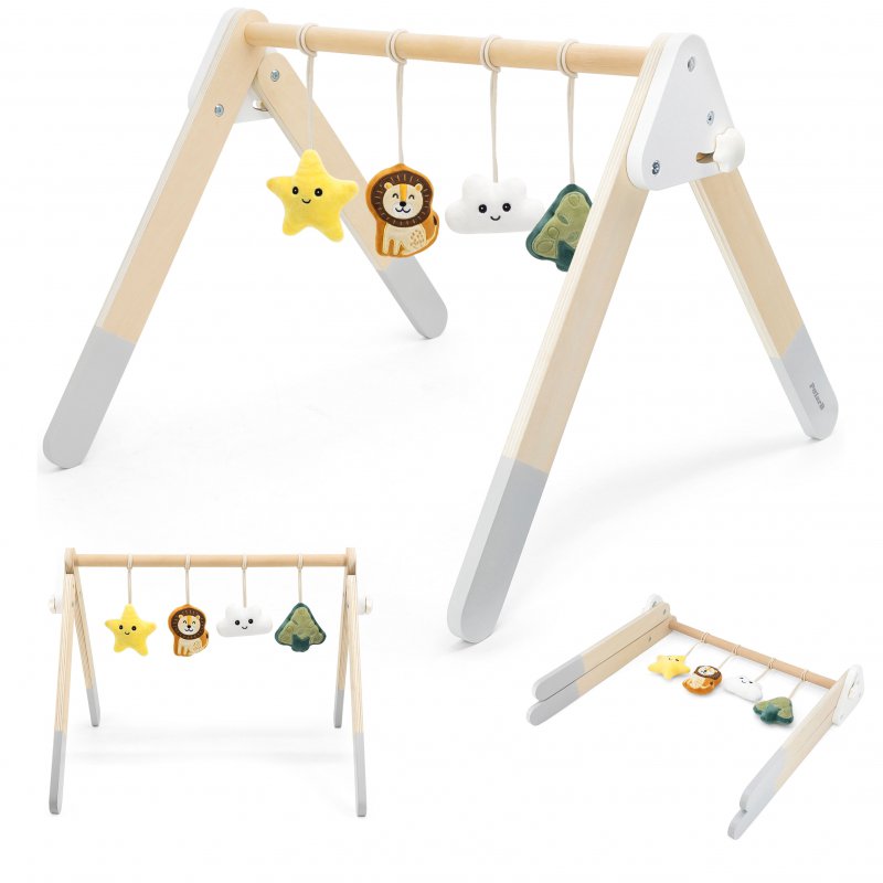 Medinis stovas Viga PolarB Baby Play Gym