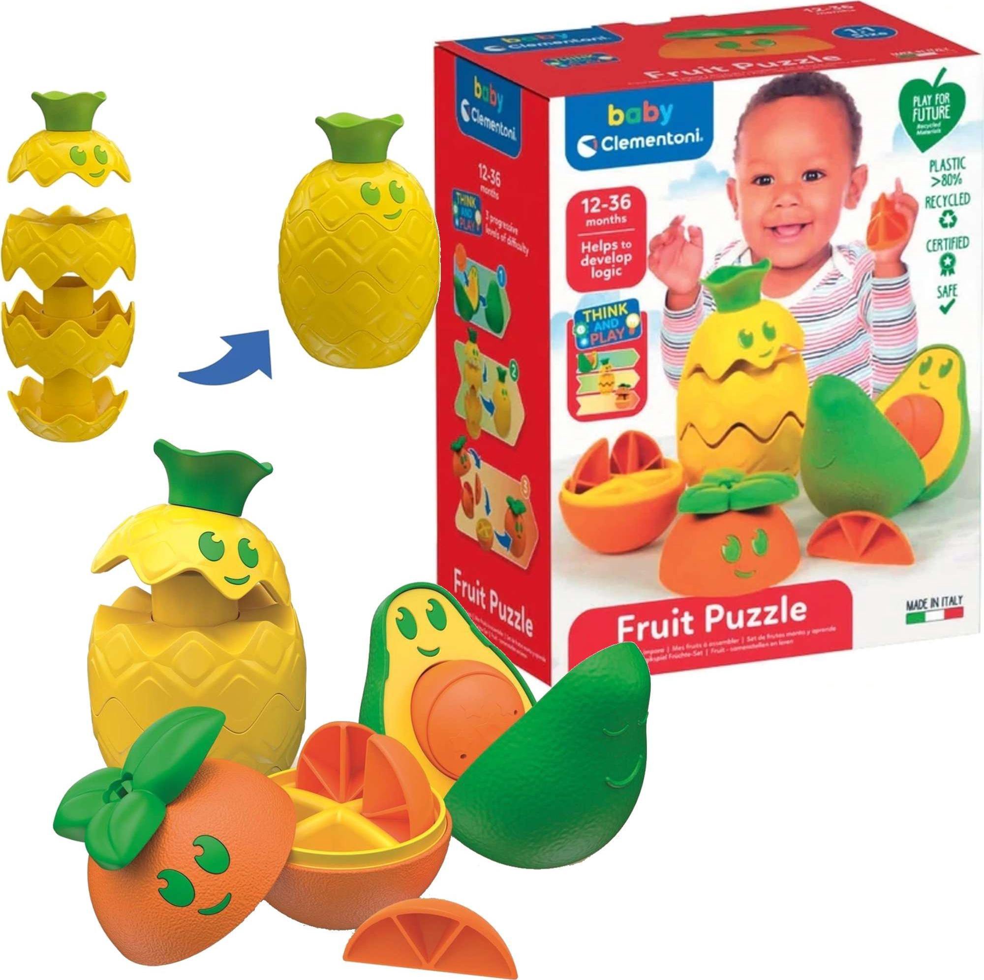 Clementoni Clementoni baby Fruit puzzle puzzle toy logic 17719