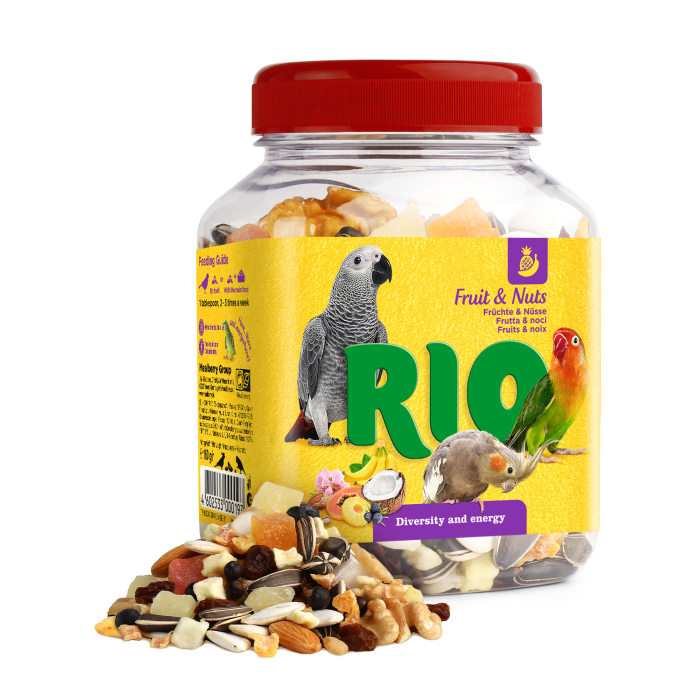 RIO sėklų ir riešutų mišinys paukščiams, 160 g