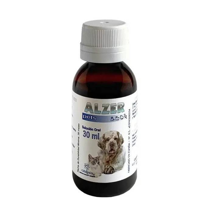 Alzer Pets papildai vyresnio amžiaus augintiniams, jų nervų sistemos priežiūrai, 30 ml