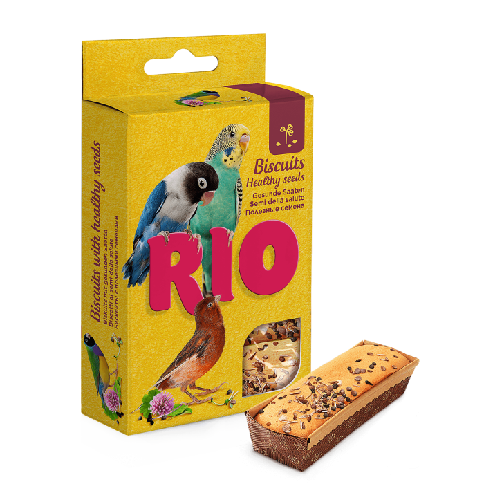 RIO sausainiai paukščiams su vertingom sėklom, 5x7 g