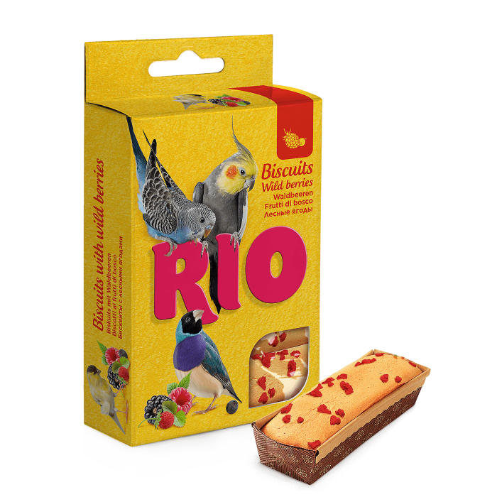 RIO sausainiai paukščiams su laukinėm uogom, 5x7 g