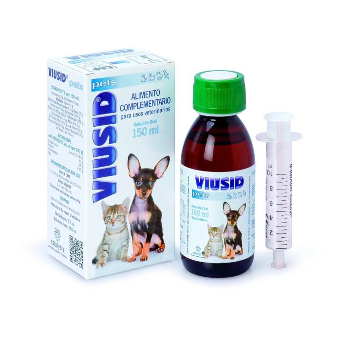 Viusid Pets papildai augintiniams imuninei sistemai stiprinti, 150 ml