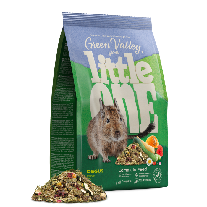 Little one Green valley skaidulinis pašaras degu, 750 g