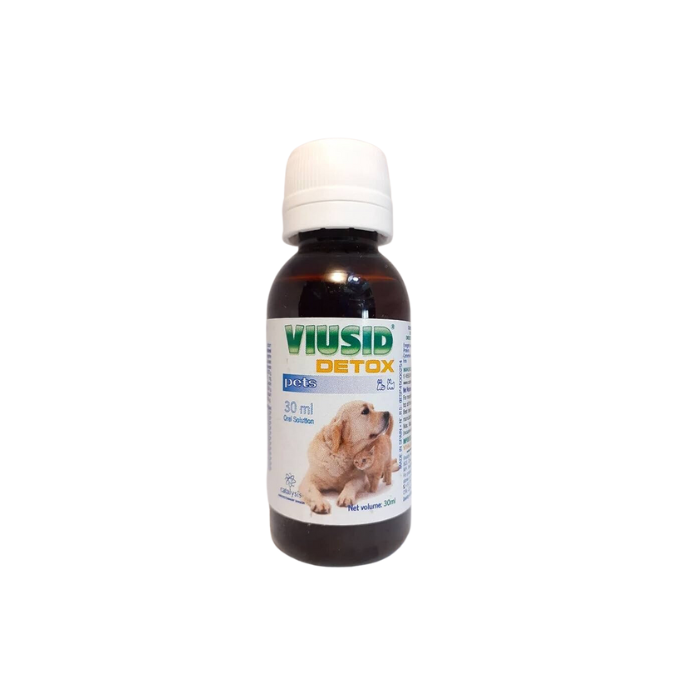 Viusid Detox Pets papildai augintiniams imuninei sistemai stiprinti, 30 ml