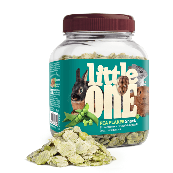 Little one skanėstas graužikams žirnių dribsniai, 230 g