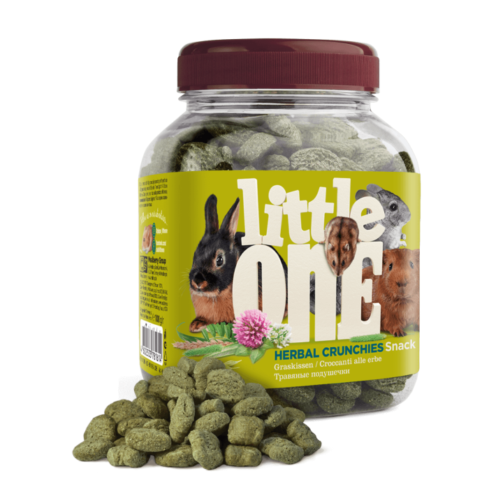 Little one skanėstas graužikams, žolelių traškučiai, 100 g