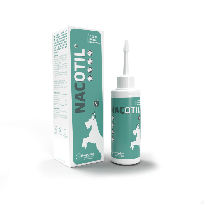 Pharmadiet Nacotil valomasis ausų tirpalas, 125 ml