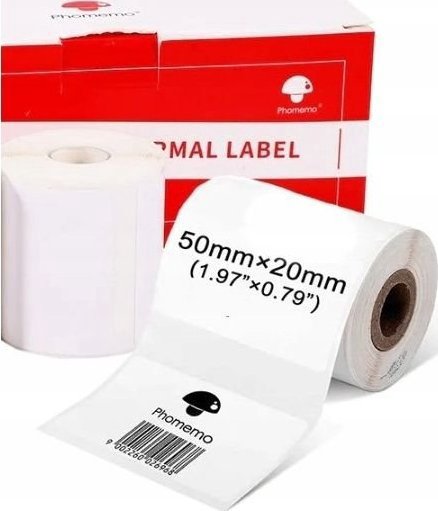 Phomemo Sticker Paper 320x Label 50x20mm Phomemo M110 M120 M200 M220 M221 / XP5020-320