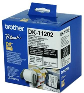Brother tape DK-11202 (black on white)
