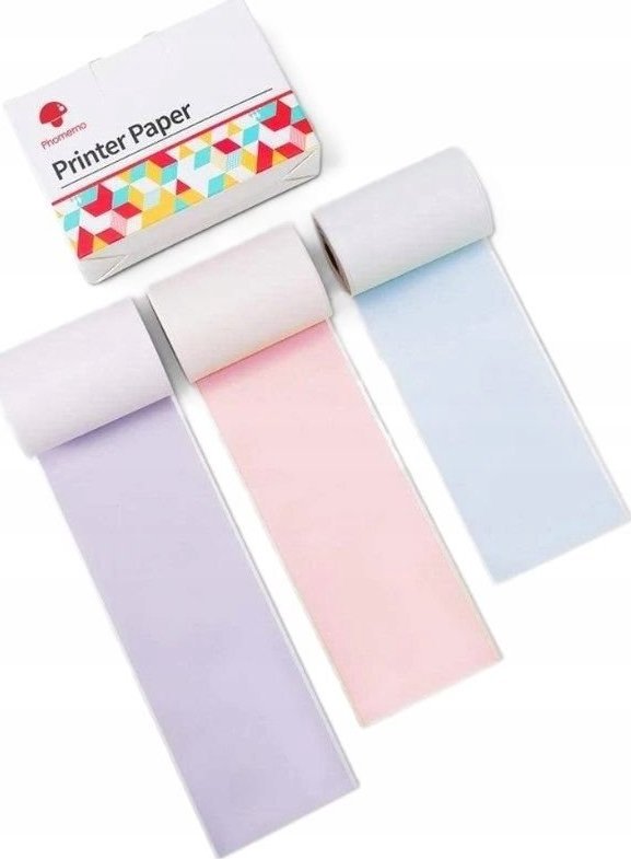Phomemo Sticker Paper Stickers Colors 3x to Phomemo T02 M02 PRO M03 M04S / Q22-RMS - PBL