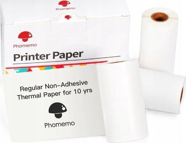 Phomemo Paper White Contributions 3x Roll 53mm Phomemo T02 M02 PRO M02S M03 M04S / Q22-RM10