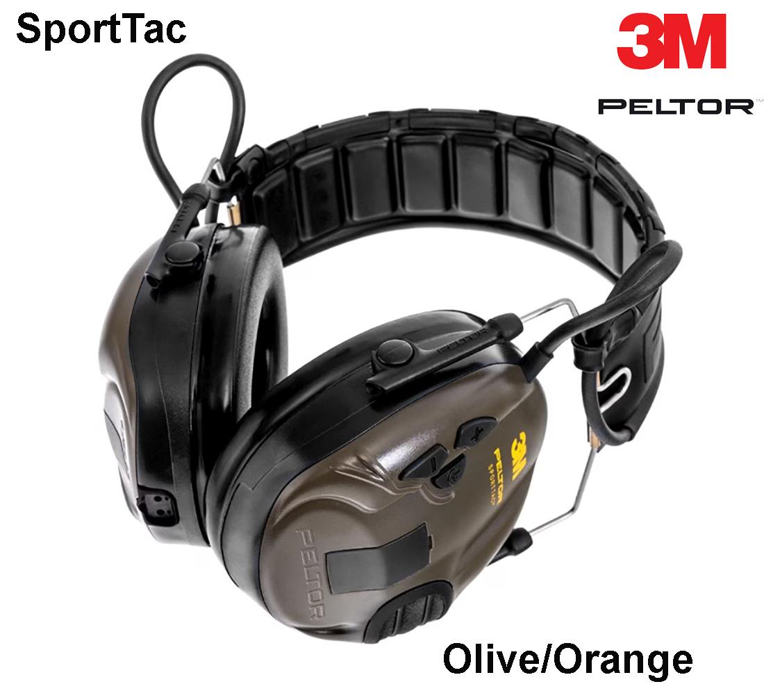 3M Peltor Ausinės SportTac žalios/oranžinės spalvos MLP išsiuntimas 7 d.