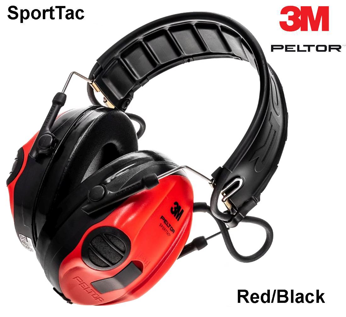 3M Peltor Ausinės SportTac raudonos/juodos spalvos MLP išsiuntimas 9 d.