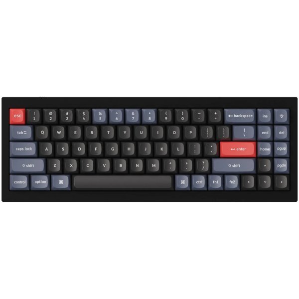 Keychron Q7, Gateron G Pro Red Switch, Black, US