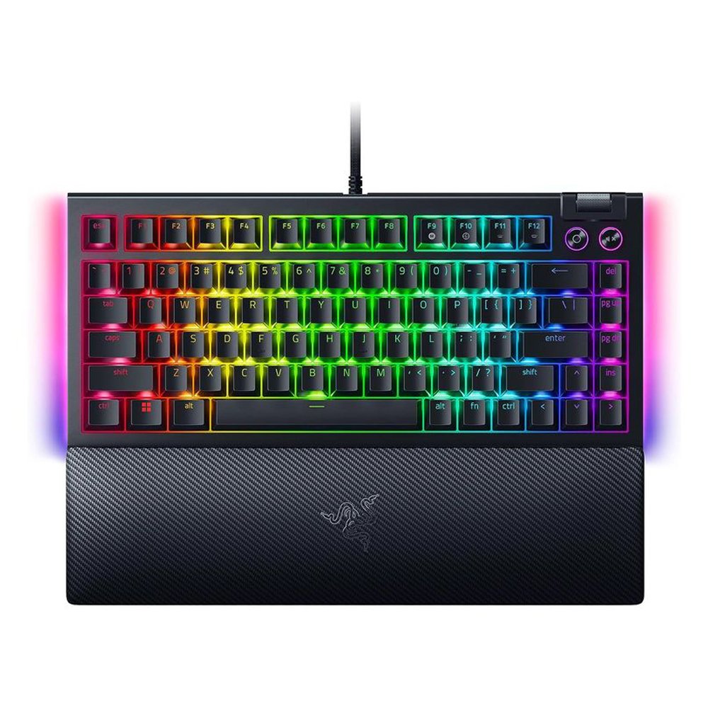 Razer BlackWidow V4 75%, Orange Switch, Black, US