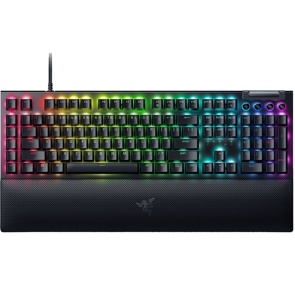 Razer BlackWidow V4, Green Switch, US