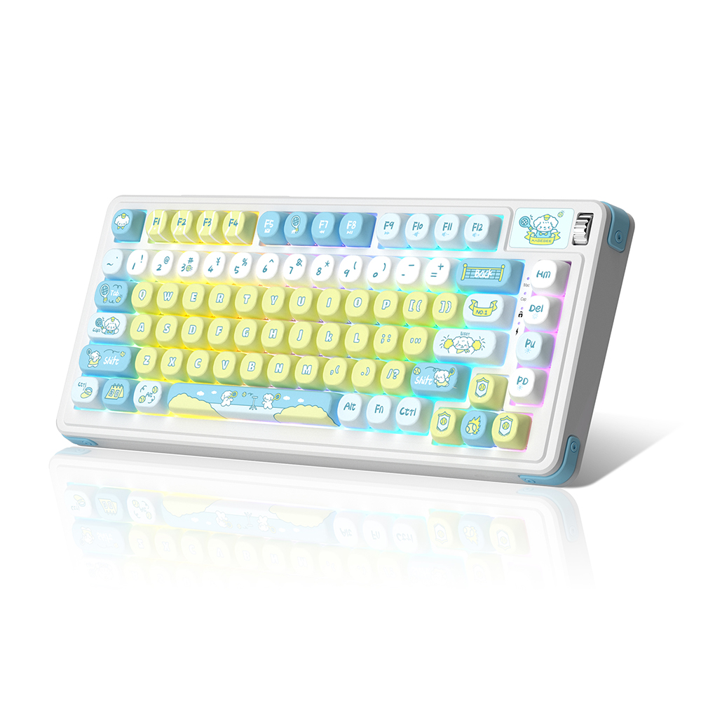 Magegee AIR75 Dog Themed, RGB, Blue Whale Switch, US