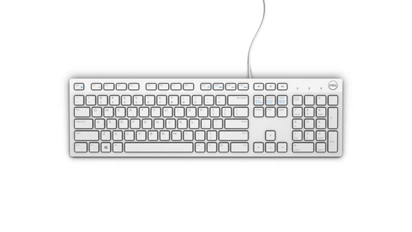 Dell | KB216 | Multimedia | Wired | EN | White | USB