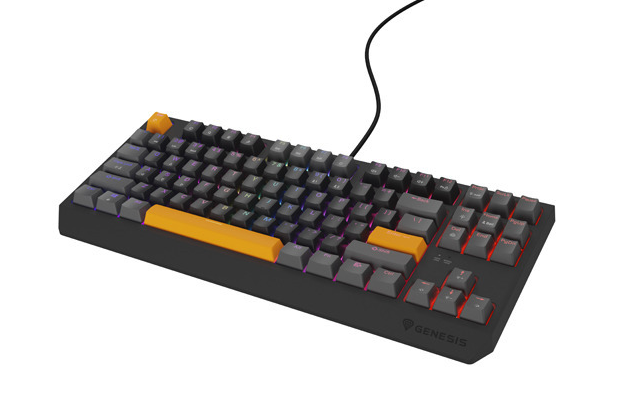 Genesis THOR 230 | Mechanical Gaming Keyboard | Wired | US | Anchor Gray Positive | USB Type-A | Outemu Red