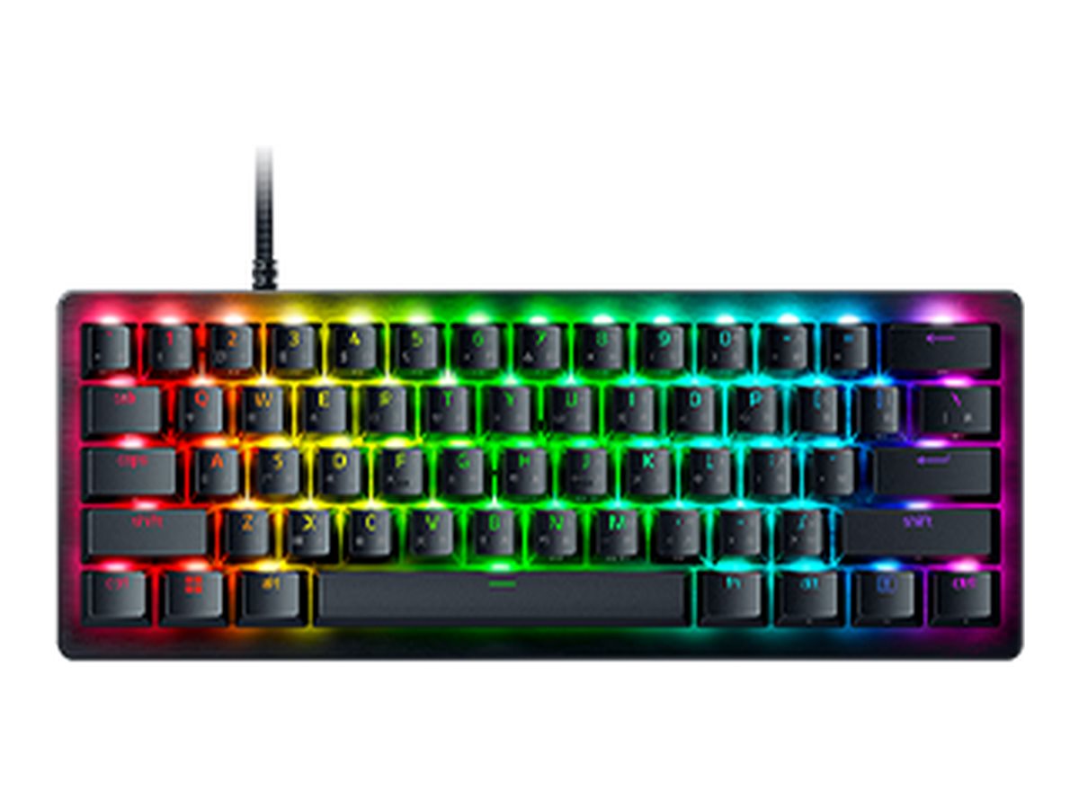 Razer | Mini Gaming Keyboard | Huntsman V3 Pro | Gaming Keyboard | Wired | Nordic | Black | Analog Optical