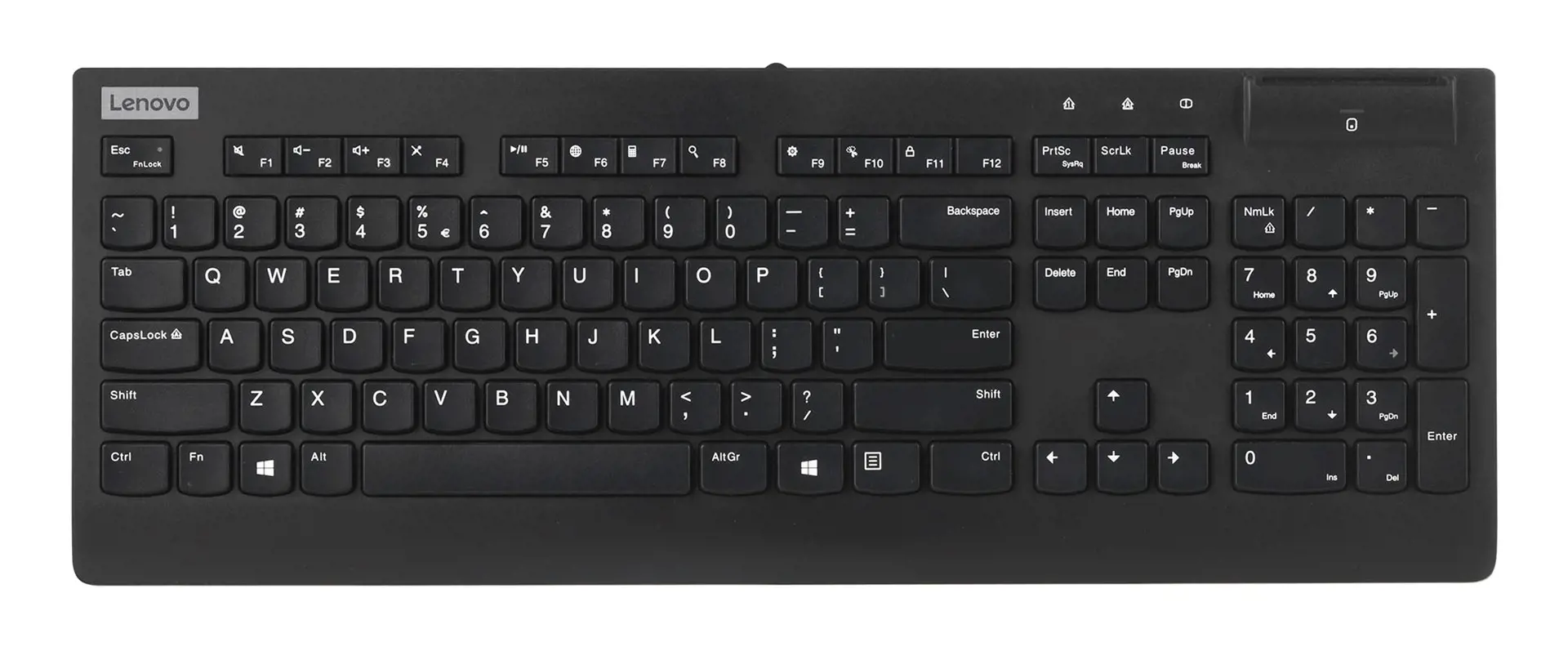 Lenovo | Keyboard II | Smartcard | Smartcard keyboard | Wired | US | Black | USB | 978 g