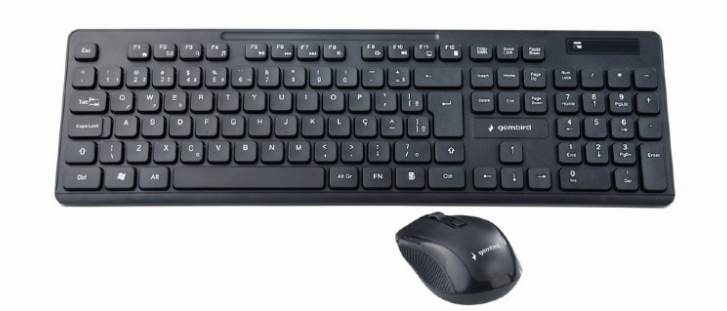 Gembird | Wireless desktop set | KBS-WCH-03 | Black | Keyboard and Mouse Set | Wireless | Mouse included | US | Black | US | 380 g | Wireless connection