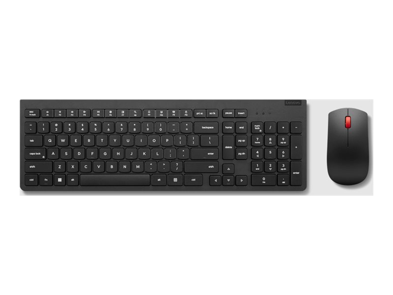 Lenovo | Essential Wireless Combo Keyboard and Mouse Gen2 | Keyboard and Mouse Set | 2.4 GHz | US Euro | Black