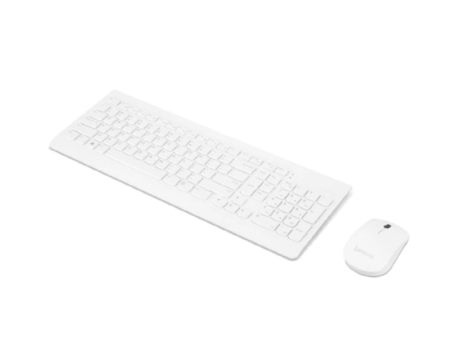 Lenovo | Wireless Combo Keyboard & Mouse | 510 | White | Keyboard and Mouse Combo | 2.4 GHz Wireless via Nano USB | Batteries included | English | White