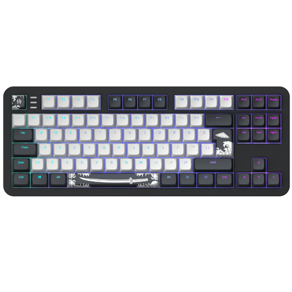 Dark Project ALU87B Bushido, G3MS Moonstone Switch, UK/DE/AT/ES/IT/FI/NO/SE/DK