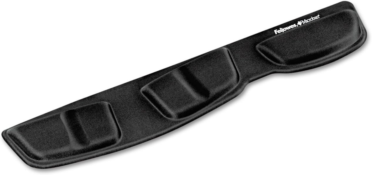 Fellowes Health-V Fabrik Keyboard Palm Support | Keyboard Palm | Black