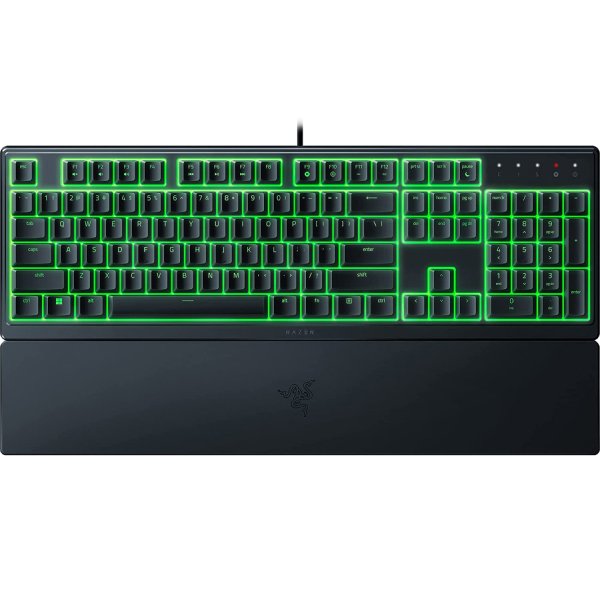 Razer | Gaming Keyboard | Ornata V3 X | Gaming keyboard | Wired | RGB LED light | RU | Black | Numeric keypad | Silent Membrane